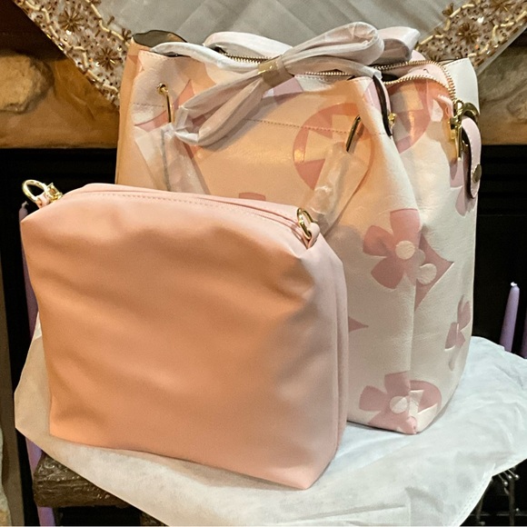 Elegant Flower Embossed Handbag, Fashionable Satchel Bag - Picture 5 of 7